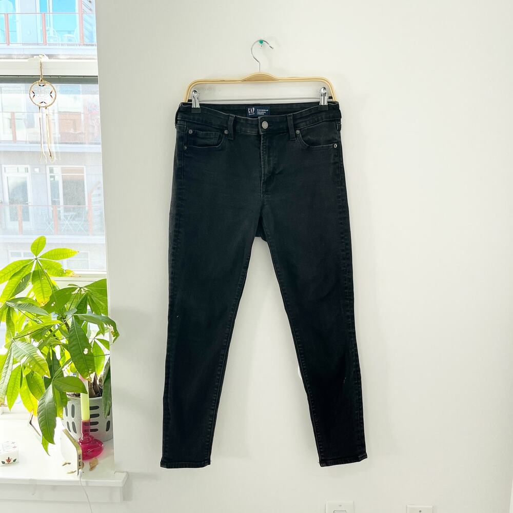 Old Navy Black Pixie Skinny Ankle Pants Size 8